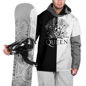 Накидка на куртку 3D с принтом Queen в Екатеринбурге, 100% полиэстер |  | paul rodgers | queen | quen | брайан мэй | глэм | группа | джон дикон | квин | королева | куин | меркури | меркьюри | мэркури | поп | роджер тейлор | рок | фредди | фреди | хард | хардрок