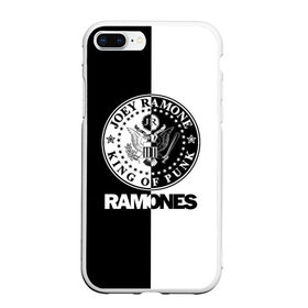 Чехол для iPhone 7Plus/8 Plus матовый с принтом Ramones в Екатеринбурге, Силикон | Область печати: задняя сторона чехла, без боковых панелей | ramone | ramones | группа | джонни | джоуи | ди ди томми | марки | панк | поп | раманес | раманэс | рамон | рамонес | рамонэс | рамоун | рамоунз | рамоунс | рок | хард | хардрок