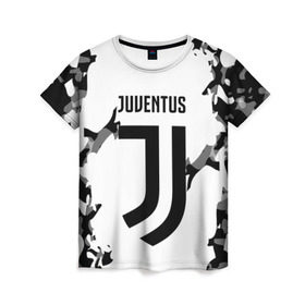 Женская футболка 3D с принтом Juventus 2018 Original в Екатеринбурге, 100% полиэфир ( синтетическое хлопкоподобное полотно) | прямой крой, круглый вырез горловины, длина до линии бедер | fly emirates | juventus | ronaldo | клуб | линии | мода | модные | мяч | реал мадрид | спорт | спортивные | стиль | футбол | футбольный клуб | экстрим | эмблема | ювентус