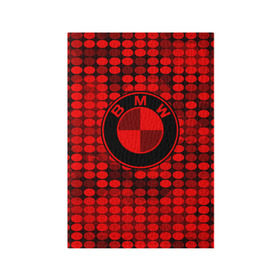 Обложка для паспорта матовая кожа с принтом bmw sport collection red style в Екатеринбурге, натуральная матовая кожа | размер 19,3 х 13,7 см; прозрачные пластиковые крепления | 