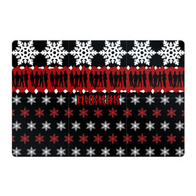Магнитный плакат 3Х2 с принтом Праздничный Пикник в Екатеринбурге, Полимерный материал с магнитным слоем | 6 деталей размером 9*9 см | кирнос | корчемный | новогодний | пикник | рождество | рок группа | свитер | шклярский