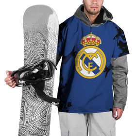 Накидка на куртку 3D с принтом Real Madrid 2018 Original в Екатеринбурге, 100% полиэстер |  | fc | real madrid | реал мадрид | спорт | спортивные | фк | футбол | футбольный клуб