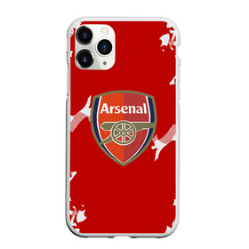 Чехол для iPhone 11 Pro матовый с принтом ARSENAL ORIGINAL в Екатеринбурге, Силикон |  | fc |  fc arsenal | арсенал | спорт | спортивные | фк | футбол | футбольный клуб