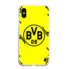 Чехол для iPhone XS Max матовый с принтом FC Borussia 2018 Original в Екатеринбурге, Силикон | Область печати: задняя сторона чехла, без боковых панелей | боруссия | дортмунд