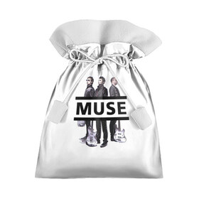 Подарочный 3D мешок с принтом Группа Muse в Екатеринбурге, 100% полиэстер | Размер: 29*39 см | 