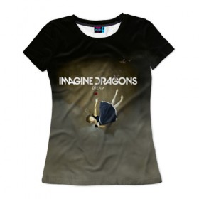 Женская футболка 3D с принтом Imagine Dragons Dream в Екатеринбурге, 100% полиэфир ( синтетическое хлопкоподобное полотно) | прямой крой, круглый вырез горловины, длина до линии бедер | альтернативный | американская | группа | драгонс | имеджин | инди | индирок | поп | рок | электроник
