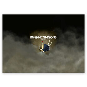 Поздравительная открытка с принтом Imagine Dragons Dream в Екатеринбурге, 100% бумага | плотность бумаги 280 г/м2, матовая, на обратной стороне линовка и место для марки
 | альтернативный | американская | группа | драгонс | имеджин | инди | индирок | поп | рок | электроник