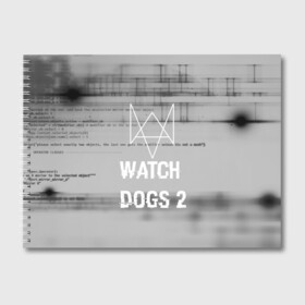 Альбом для рисования с принтом Wath dogs 2 collection в Екатеринбурге, 100% бумага
 | матовая бумага, плотность 200 мг. | game | wath dogs 2 | город | девушка | дрон | игры | компьютеры | пистолет | телефон | технологии | хакер