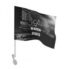 Флаг для автомобиля с принтом Wath dogs 2 Хакер в Екатеринбурге, 100% полиэстер | Размер: 30*21 см | game | wath dogs 2 | город | девушка | дрон | игры | компьютеры | маркус | пистолет | телефон | технологии | хакер