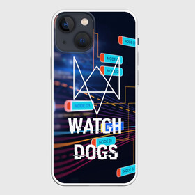 Чехол для iPhone 13 mini с принтом Watch Dogs в Екатеринбурге,  |  | game | wath dogs 2 | город | девушка | дрон | игры | компьютеры | пистолет | телефон | технологии | хакер