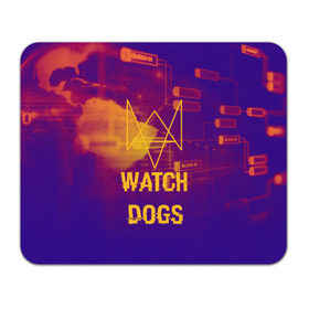 Коврик прямоугольный с принтом WATCH DOGS NEON WORLD в Екатеринбурге, натуральный каучук | размер 230 х 185 мм; запечатка лицевой стороны | wath dogs 2 | хакер