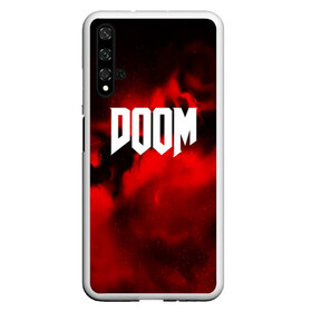 Чехол для Honor 20 с принтом DOOM RED PLANET в Екатеринбурге, Силикон | Область печати: задняя сторона чехла, без боковых панелей | Тематика изображения на принте: art | doom | game | возвращение | дум | игра | легенда | шутер