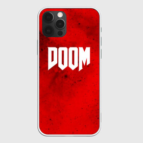 Чехол для iPhone 12 Pro с принтом DOOM MARS GAME в Екатеринбурге, силикон | область печати: задняя сторона чехла, без боковых панелей | art | doom | game | возвращение | дум | игра | легенда | шутер