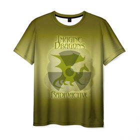 Мужская футболка 3D с принтом Imagine Dragons, Radioactive в Екатеринбурге, 100% полиэфир | прямой крой, круглый вырез горловины, длина до линии бедер | Тематика изображения на принте: альтернативный | американская | группа | драгонс | имеджин | инди | индирок | поп | рок | электроник