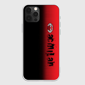 Чехол для iPhone 12 Pro с принтом AC MILAN в Екатеринбурге, силикон | область печати: задняя сторона чехла, без боковых панелей | ac milan | fc | fc milan | football | milan | soccer | белый | клуб | красный | милан | спорт | спортивные | фк | футбол | цвет.логотип | черный | эмблема