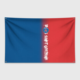 Флаг-баннер с принтом PSG 2018 Original в Екатеринбурге, 100% полиэстер | размер 67 х 109 см, плотность ткани — 95 г/м2; по краям флага есть четыре люверса для крепления | fc | fly emirates | paris | psg | лого | париж | псж | спорт | спортивные | фк | футбольный клуб