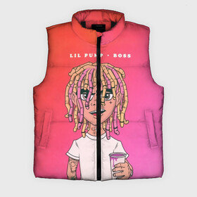 Мужской жилет утепленный 3D с принтом Lil Pump Boss в Екатеринбурге,  |  | hip hop | hiphop | lil pump | mc | rap | газзи гарсия | зачитал | клауд | клауд рэп | лил памп | лили | мс | памп | реп | репер | речитатив | рэп | рэпер | трэп | хип | хип хоп | хипхоп | хоп