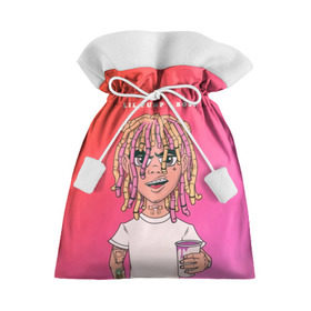 Подарочный 3D мешок с принтом Lil Pump Boss в Екатеринбурге, 100% полиэстер | Размер: 29*39 см | Тематика изображения на принте: hip hop | hiphop | lil pump | mc | rap | газзи гарсия | зачитал | клауд | клауд рэп | лил памп | лили | мс | памп | реп | репер | речитатив | рэп | рэпер | трэп | хип | хип хоп | хипхоп | хоп