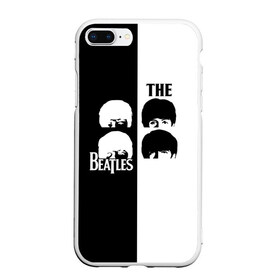 Чехол для iPhone 7Plus/8 Plus матовый с принтом The Beatles в Екатеринбурге, Силикон | Область печати: задняя сторона чехла, без боковых панелей | Тематика изображения на принте: beatles | the beatles | бителз | бителс | битлз | битлс | битлы | группа | джон леннон | джордж харрисон | жуки | зе | ливерпульская четвёрка | мерсибит | пол маккартни | поп | ринго старр | рок