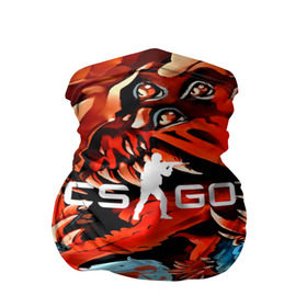 Бандана-труба 3D с принтом CS GO Hyper Beast в Екатеринбурге, 100% полиэстер, ткань с особыми свойствами — Activecool | плотность 150‒180 г/м2; хорошо тянется, но сохраняет форму | awp | counter strike | game | skin | авп | игры | прикольные | скин