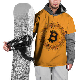 Накидка на куртку 3D с принтом BTC в Екатеринбурге, 100% полиэстер |  | bitcoin | btc | crypto | биткоин | валюта | деньги | криптовалюта | цифровое золото
