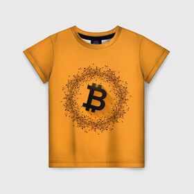 Детская футболка 3D с принтом BTC в Екатеринбурге, 100% гипоаллергенный полиэфир | прямой крой, круглый вырез горловины, длина до линии бедер, чуть спущенное плечо, ткань немного тянется | bitcoin | btc | crypto | биткоин | валюта | деньги | криптовалюта | цифровое золото