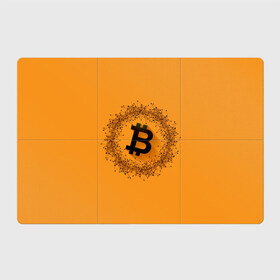 Магнитный плакат 3Х2 с принтом BTC в Екатеринбурге, Полимерный материал с магнитным слоем | 6 деталей размером 9*9 см | bitcoin | btc | crypto | биткоин | валюта | деньги | криптовалюта | цифровое золото