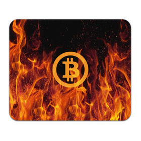Коврик прямоугольный с принтом BITCOIN FIRE в Екатеринбурге, натуральный каучук | размер 230 х 185 мм; запечатка лицевой стороны | bitcoin | btc | coin | crypto | ethereum | money | orange | биткоин | валюта | деньги | известные | криптовалюта | логотип | монета | надписи.cash | оранжевый | цвет | цифровое золото | эфир