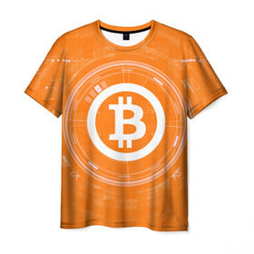 Мужская футболка 3D с принтом BITCOIN в Екатеринбурге, 100% полиэфир | прямой крой, круглый вырез горловины, длина до линии бедер | bitcoin | btc | coin | crypto | ethereum | money | orange | биткоин | валюта | деньги | известные | криптовалюта | логотип | монета | надписи.cash | оранжевый | цвет | цифровое золото | эфир