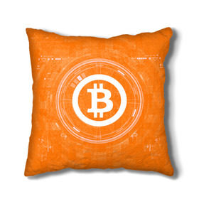 Подушка 3D с принтом BITCOIN в Екатеринбурге, наволочка – 100% полиэстер, наполнитель – холлофайбер (легкий наполнитель, не вызывает аллергию). | состоит из подушки и наволочки. Наволочка на молнии, легко снимается для стирки | bitcoin | btc | coin | crypto | ethereum | money | orange | биткоин | валюта | деньги | известные | криптовалюта | логотип | монета | надписи.cash | оранжевый | цвет | цифровое золото | эфир