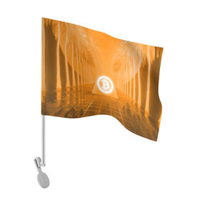 Флаг для автомобиля с принтом BITCOIN в Екатеринбурге, 100% полиэстер | Размер: 30*21 см | bitcoin | btc | coin | crypto | ethereum | money | orange | биткоин | валюта | деньги | известные | криптовалюта | логотип | монета | надписи.cash | оранжевый | цвет | цифровое золото | эфир