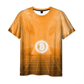 Мужская футболка 3D с принтом BITCOIN в Екатеринбурге, 100% полиэфир | прямой крой, круглый вырез горловины, длина до линии бедер | bitcoin | btc | coin | crypto | ethereum | money | orange | биткоин | валюта | деньги | известные | криптовалюта | логотип | монета | надписи.cash | оранжевый | цвет | цифровое золото | эфир