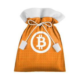 Подарочный 3D мешок с принтом BITCOIN в Екатеринбурге, 100% полиэстер | Размер: 29*39 см | Тематика изображения на принте: bitcoin | btc | coin | crypto | ethereum | money | orange | биткоин | валюта | деньги | известные | криптовалюта | логотип | монета | надписи.cash | оранжевый | цвет | цифровое золото | эфир