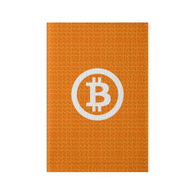 Обложка для паспорта матовая кожа с принтом BITCOIN в Екатеринбурге, натуральная матовая кожа | размер 19,3 х 13,7 см; прозрачные пластиковые крепления | bitcoin | btc | coin | crypto | ethereum | money | orange | биткоин | валюта | деньги | известные | криптовалюта | логотип | монета | надписи.cash | оранжевый | цвет | цифровое золото | эфир