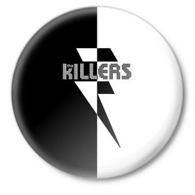 Значок с принтом The Killers в Екатеринбурге,  металл | круглая форма, металлическая застежка в виде булавки | Тематика изображения на принте: kilers | killers | the | the killers | альтернативная | брэндон флауэрс | группа | дэйв кенинг | зе | зэ | килер | килерс | марк стормер | рок | ронни вануччи мл