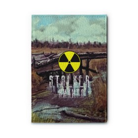 Обложка для автодокументов с принтом S.T.A.L.K.E.R НИКИТА в Екатеринбурге, натуральная кожа |  размер 19,9*13 см; внутри 4 больших “конверта” для документов и один маленький отдел — туда идеально встанут права | Тематика изображения на принте: s.t.a.l.k.e.r. | stalker | никита | припять | сталкер | чернобыль