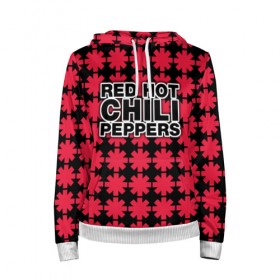 Женская толстовка 3D с принтом Red Hot Chili Peppers в Екатеринбурге, 100% полиэстер  | двухслойный капюшон со шнурком для регулировки, мягкие манжеты на рукавах и по низу толстовки, спереди карман-кенгуру с мягким внутренним слоем. | 