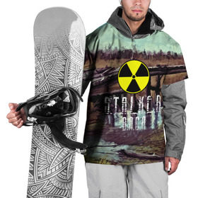 Накидка на куртку 3D с принтом S.T.A.L.K.E.R ВАСЯ в Екатеринбурге, 100% полиэстер |  | Тематика изображения на принте: s.t.a.l.k.e.r. | stalker |   припять | вася | сталкер | чернобыль