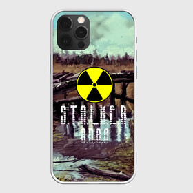 Чехол для iPhone 12 Pro с принтом S.T.A.L.K.E.R ВОВА в Екатеринбурге, силикон | область печати: задняя сторона чехла, без боковых панелей | 35mm | s.t.a.l.k.e.r. | snork | stalker | арт | вова | игра | мутант | пейзаж | припять | снорк | сталкер | трактор | чернобыль