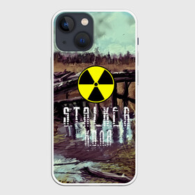 Чехол для iPhone 13 mini с принтом S.T.A.L.K.E.R КОЛЯ в Екатеринбурге,  |  | николай | припять | сталкер | чернобыль