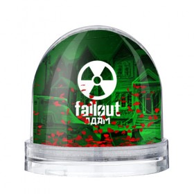 Водяной шар с принтом FALLOUT АДАМ в Екатеринбурге, Пластик | Изображение внутри шара печатается на глянцевой фотобумаге с двух сторон | 