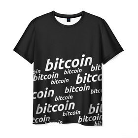 Мужская футболка 3D с принтом BITCOIN в Екатеринбурге, 100% полиэфир | прямой крой, круглый вырез горловины, длина до линии бедер | bitcoin | btc | crypto | miner | mining | биткоин | валюта | деньги | криптовалюта | майнинг | цифровое золото