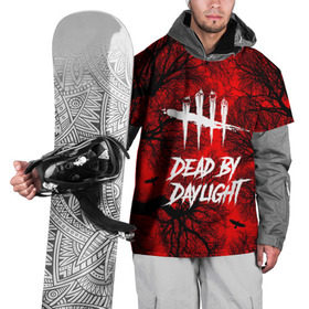 Накидка на куртку 3D с принтом Dead by Daylight в Екатеринбурге, 100% полиэстер |  | maniacs | выживалка | жертвы | мертвые днем | ужас | хоррор