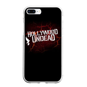 Чехол для iPhone 7Plus/8 Plus матовый с принтом Hollywood Undead в Екатеринбурге, Силикон | Область печати: задняя сторона чехла, без боковых панелей | j dog | голивудская нежить | голливудская нежить | джейдог | маски | нежить | рэпкор