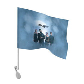 Флаг для автомобиля с принтом Smoke в Екатеринбурге, 100% полиэстер | Размер: 30*21 см | awake | monster | skillet | джон купер | кори купер | рок