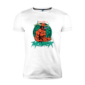 Мужская футболка премиум с принтом Feel Like a Monster в Екатеринбурге, 92% хлопок, 8% лайкра | приталенный силуэт, круглый вырез ворота, длина до линии бедра, короткий рукав | awake | monster | skillet | джон купер | кори купер | рок