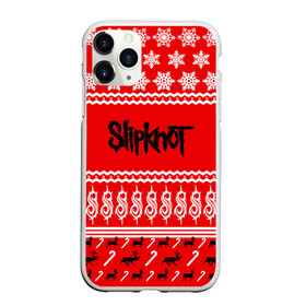 Чехол для iPhone 11 Pro матовый с принтом Праздничный Slipknot в Екатеринбурге, Силикон |  | slipknot | альтернативный | грув | кори тейлор | красный | крис фен | метал | новогодний | новый год | ню | рождество | рок | слайпкнот | слипкнот | слипнот | снежинки