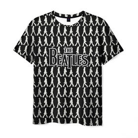 Мужская футболка 3D с принтом The Beatles в Екатеринбурге, 100% полиэфир | прямой крой, круглый вырез горловины, длина до линии бедер | beatles | the beatles | бителз | бителс | битлз | битлс | битлы | группа | джон леннон | джордж харрисон | жуки | зе | ливерпульская четвёрка | мерсибит | пол маккартни | поп | ринго старр | рок