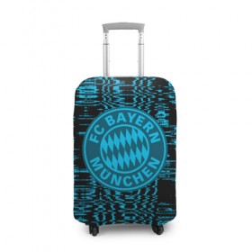 Чехол для чемодана 3D с принтом FC Bayern 2018 Abstract style в Екатеринбурге, 86% полиэфир, 14% спандекс | двустороннее нанесение принта, прорези для ручек и колес | fc bayern | football | footer | soccer | socker | спорт | футбол | футбольный клуб