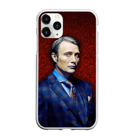 Чехол для iPhone 11 Pro Max матовый с принтом Hannibal в Екатеринбурге, Силикон |  | Тематика изображения на принте: hannibal | mads | mikkelson | ганнибал | доктор | лектер | мадс | миккельсон | сериал